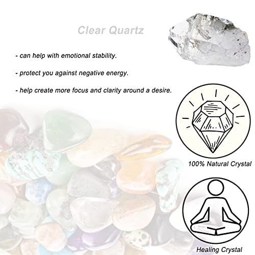 Clear Quartz Raw Crystals, Large Healing Power Stones