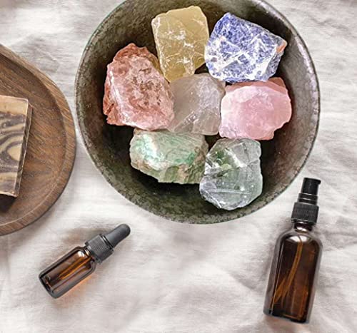 LAIDANLA Clear Quartz Rough Stone Crystal Set