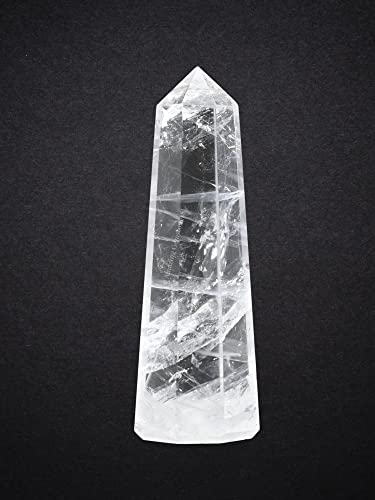 Clear Quartz Tower for Reiki Healing and Crystal Grid