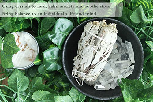 Clear Quartz Crystal Points for Meditation and Healing