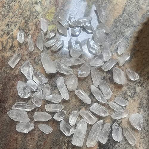 1Lb Bulk Clear Quartz Crystal Points for Home Decor
