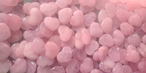 Rose Quartz Crystal Heart for Love and Healing