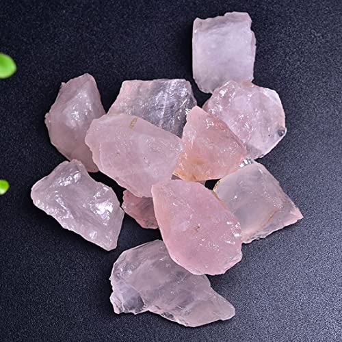 Large Raw Rose Quartz Crystal for Tumbling and Wicca