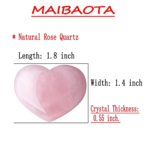 Rose Quartz Crystal Heart for Love and Healing