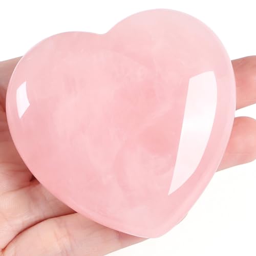 Large Rose Quartz Heart - Healing Crystal Gifts