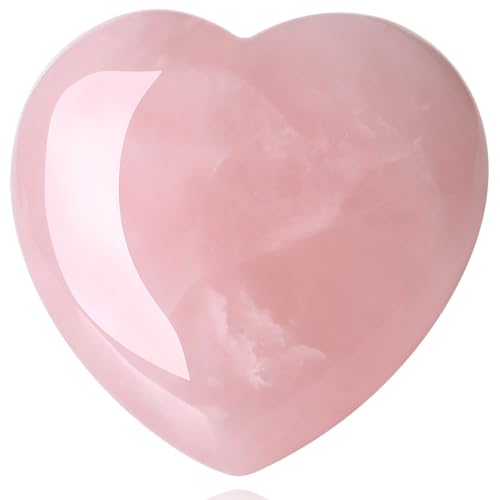 Large Rose Quartz Heart - Healing Crystal Gifts