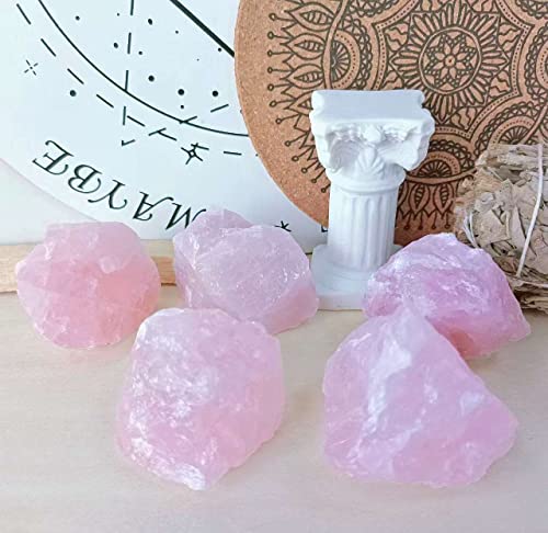 Rose Quartz Natural Rough Stones Large Raw Crystals