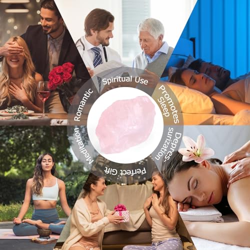 Large Rose Quartz Raw Crystal for Healing and Decor