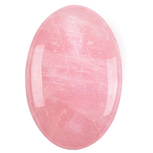 UFEEL Rose Quartz Palm Stone - Chakra Healing Crystals