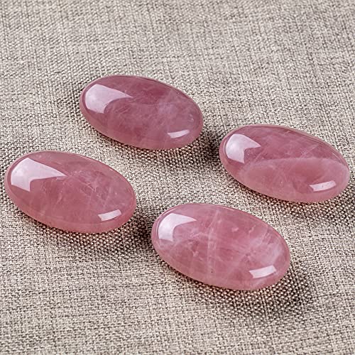 UFEEL Rose Quartz Palm Stone - Chakra Healing Crystals