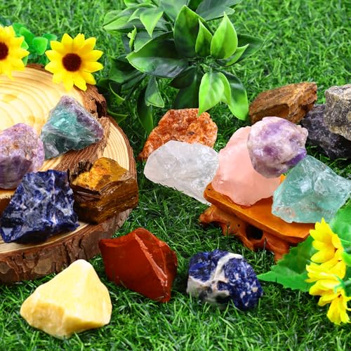 1 LB Bulk Rough Rose Quartz Crystal - Large Size