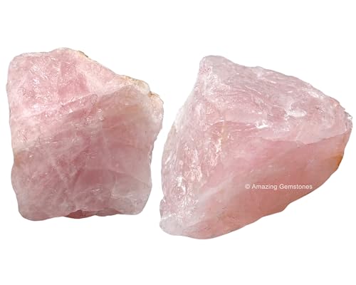 Rose Quartz Raw Crystals for Healing and DIY