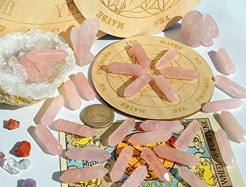 Rose Quartz Healing Crystals Set - 10 PCS