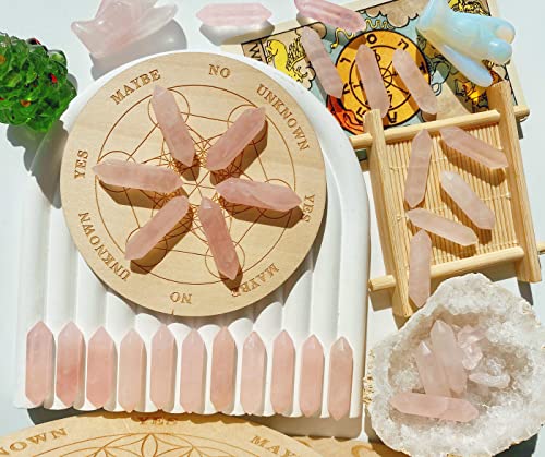 Rose Quartz Healing Crystals Set - 10 PCS