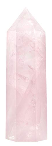 Rose Quartz Crystal Healing Wands - Reiki Chakra Therapy