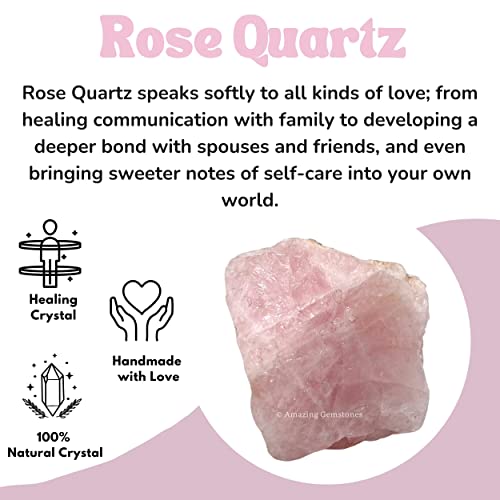 Rose Quartz Raw Crystals for Healing and DIY