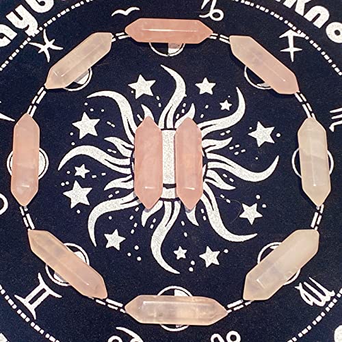 Rose Quartz Healing Crystals Set - 10 PCS