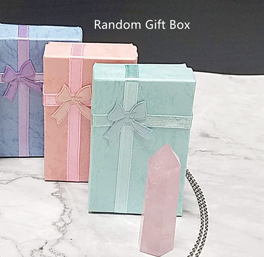 Rose Quartz Crystal Healing Wands - Reiki Chakra Therapy