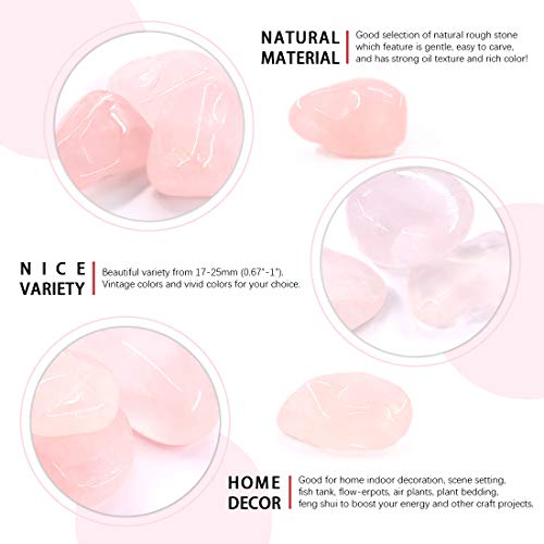 Large Natural Rose Quartz Bulk Gemstone Healing Crystals