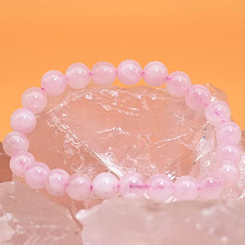 Rose Quartz Gemstone Bracelet: Healing Crystals for Women