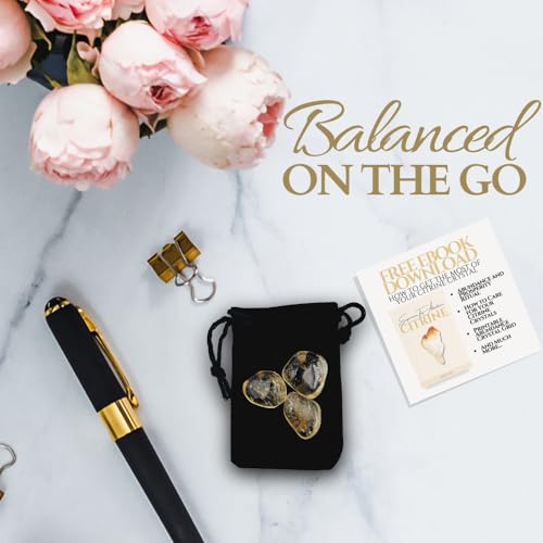 Citrine Crystal Stones for Healing, Abundance, Success