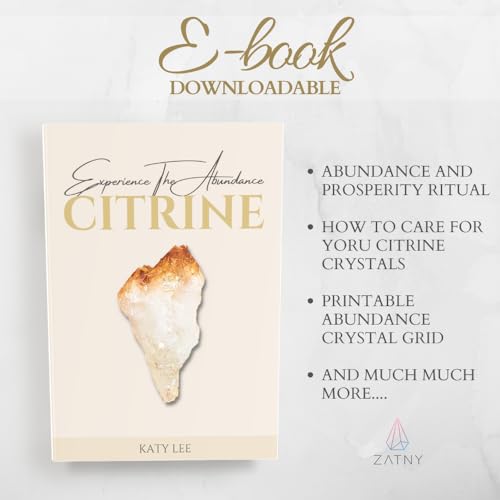 Citrine Crystal Stones for Healing, Abundance, Success