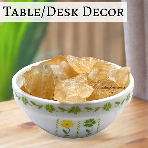 Citrine Raw Crystals for Tumbling and DIY