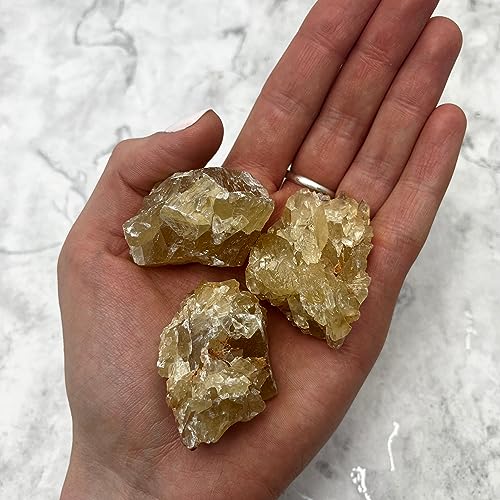 Citrine Calcite Crystal for Tarot Card Reading