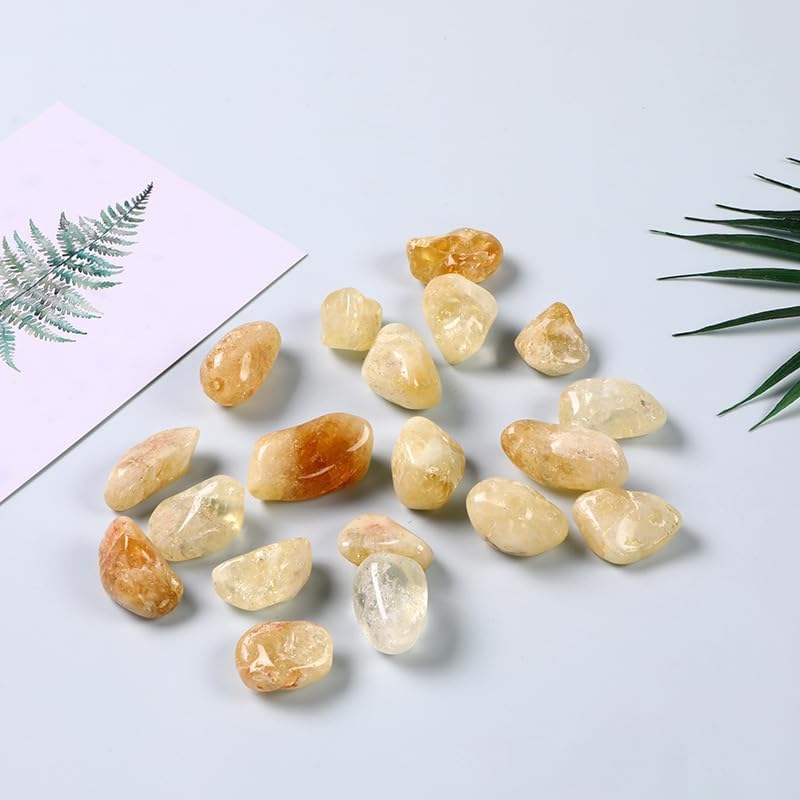 Set of 3 Citrine Gemstones for Tarot Readings