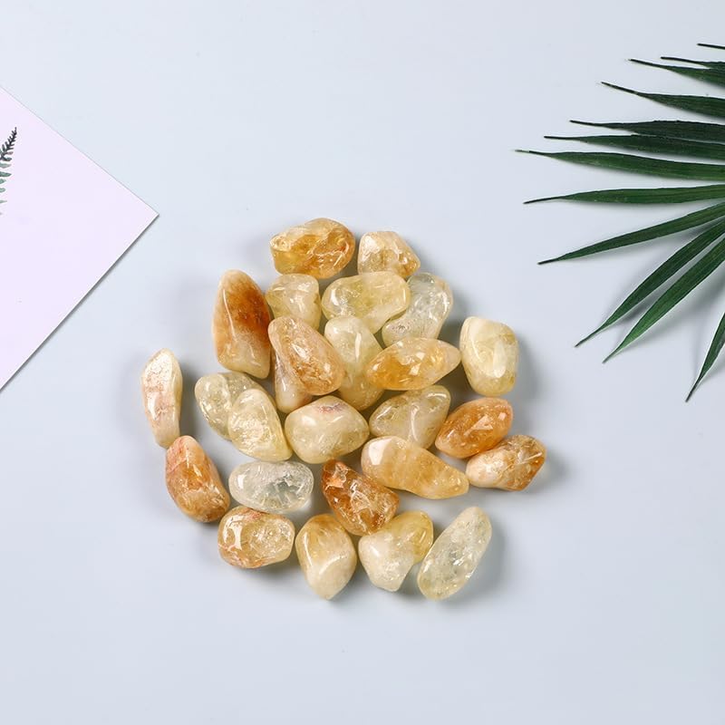 Set of 3 Citrine Gemstones for Tarot Readings