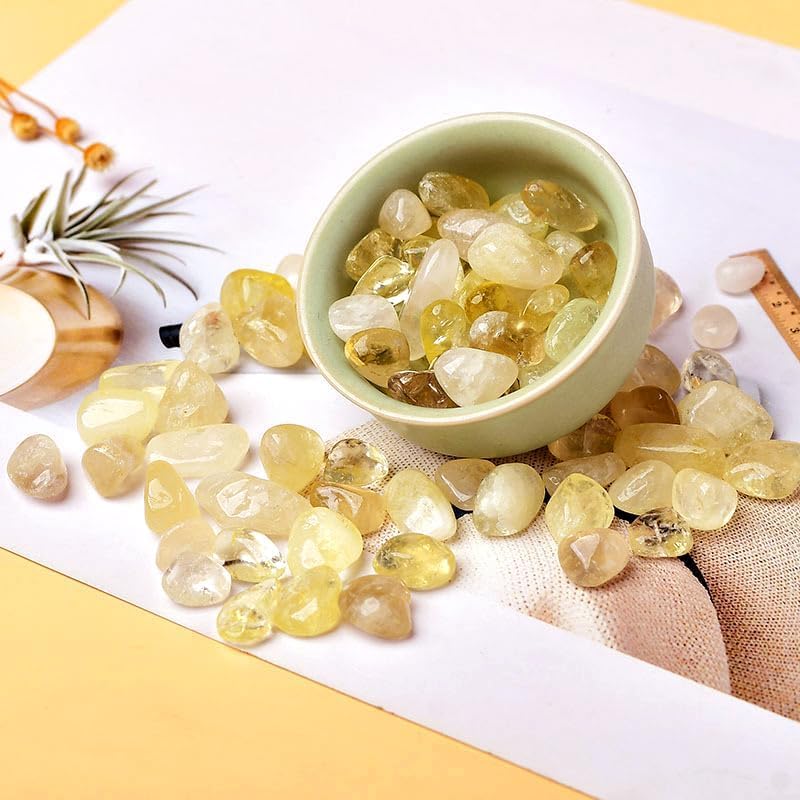 Set of 3 Citrine Gemstones for Tarot Readings