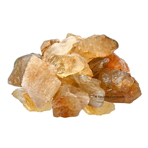Citrine Raw Crystals for Healing, Tumbling & DIY