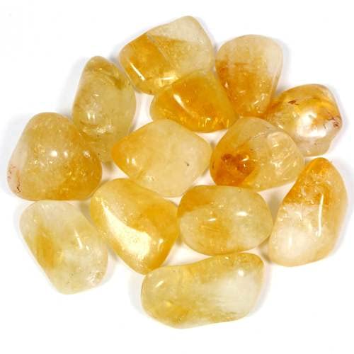 Pachamama Essentials Citrine Tumbled Stones Healing Crystal Pack