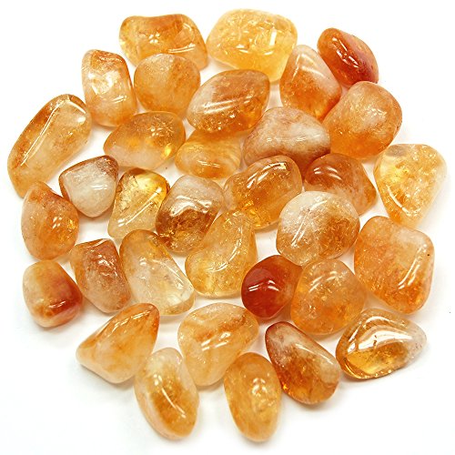 Pachamama Essentials Citrine Tumbled Stones Healing Crystal Pack