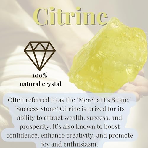 XIANNVXI Citrine Raw Crystals for Healing and Decor