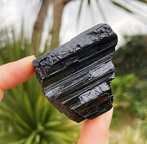 Large Raw Black Tourmaline Crystals for Healing & Energy