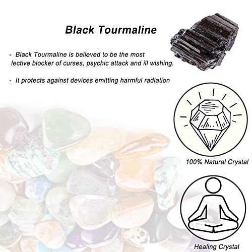 Large Black Tourmaline Raw Healing Crystals for Wicca