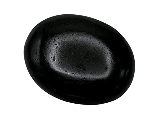 Black Tourmaline Palm Stone - Chakra Balancing Crystal