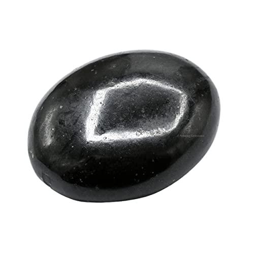 Black Tourmaline Palm Stone - Chakra Balancing Crystal