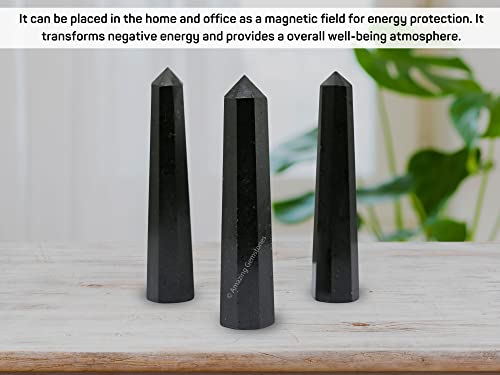 Black Tourmaline Crystal Towers for Reiki Healing
