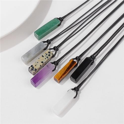 Men's Black Tourmaline Necklace with Black Obsidian Pendant