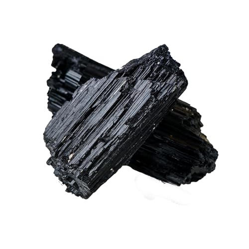 Raw Black Tourmaline Crystal Set for Meditation Chakra