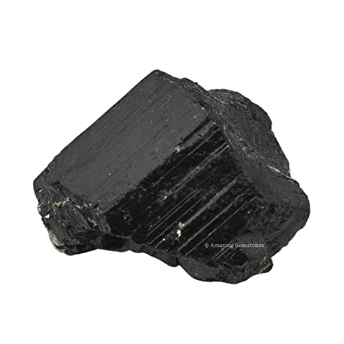 Black Tourmaline Raw Healing Stones, Natural Rocks for DIY