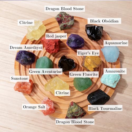 Raw Black Tourmaline Crystal Set for Meditation Chakra