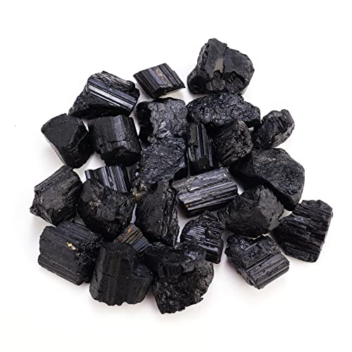 Apengshi Black Tourmaline Raw Stone - Reiki Energy Balance