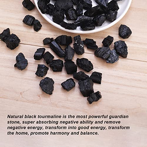 Apengshi Black Tourmaline Raw Stone - Reiki Energy Balance