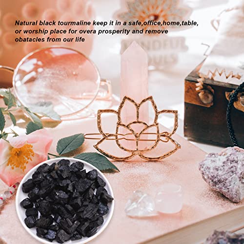 Apengshi Black Tourmaline Raw Stone - Reiki Energy Balance