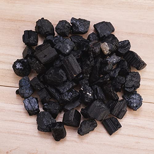 Apengshi Black Tourmaline Raw Stone - Reiki Energy Balance