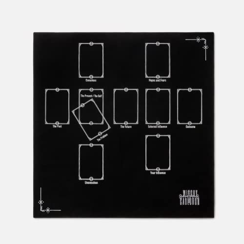 Moon Alter Tarot Divination Table Cloth, Witchy Velvet