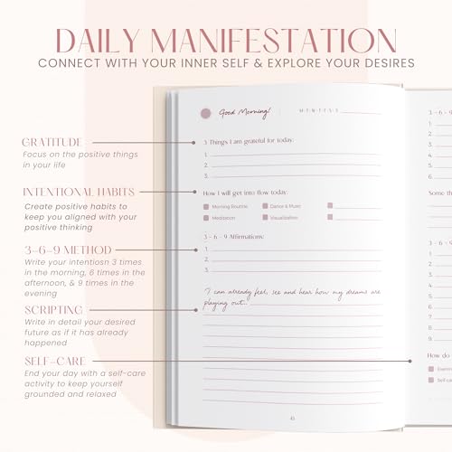 Manifestation Journal: 369 Pages for Women to Manifest